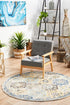 Poppy Multi Transitional Round Rug - Floorsome - Modern - EVO - 266 - MULT - 150X150 - Modern