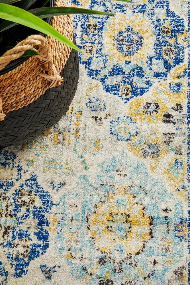 Poppy Multi Transitional Runner Rug - Floorsome - Modern - EVO - 266 - MULT - 300X80 - Modern