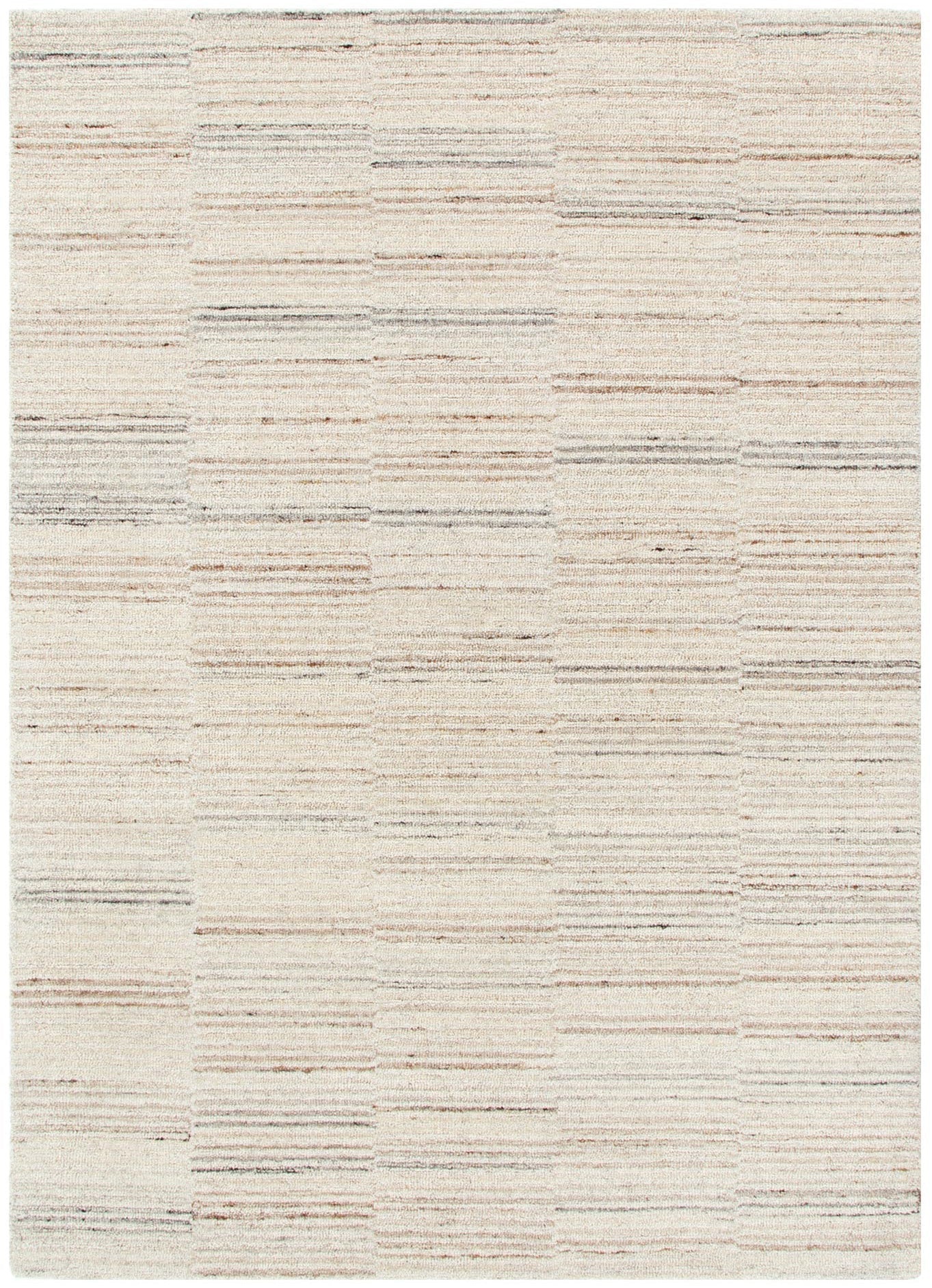 Praia Lines Natural Wool Rug - Floorsome - Area Rug - PRAI160LINA - Area Rug