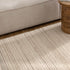 Praia Multi Stripe Beige Grey Wool Rug - Floorsome - Area Rug - PRAI160STIG - Area Rug