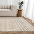 Praia Multi Stripe Beige Grey Wool Rug - Floorsome - Area Rug - PRAI160STIG - Area Rug