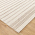 Praia Stripes Ivory Beige Wool Rug - Floorsome - Area Rug - PRAI160STIB - Area Rug