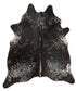 Premium Brazilian Cowhide Salt & Pepper Black - Floorsome - Cowhide - COWHIDE - NAT - SPBL - Cowhide