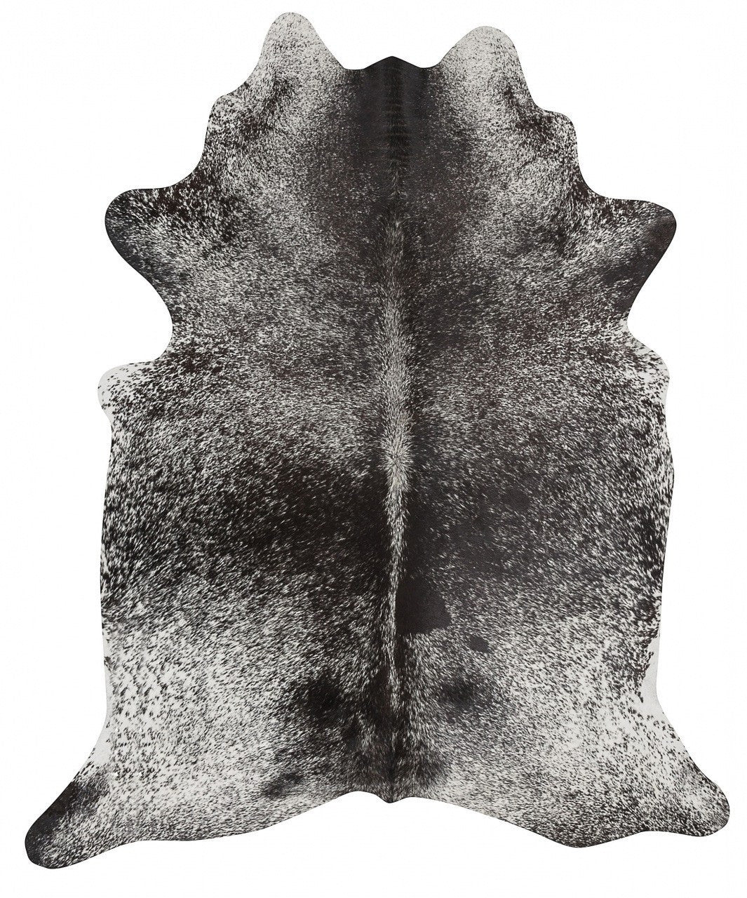 Premium Brazilian Cowhide Salt & Pepper Black - Floorsome - Cowhide - COWHIDE - NAT - SPBL - Cowhide