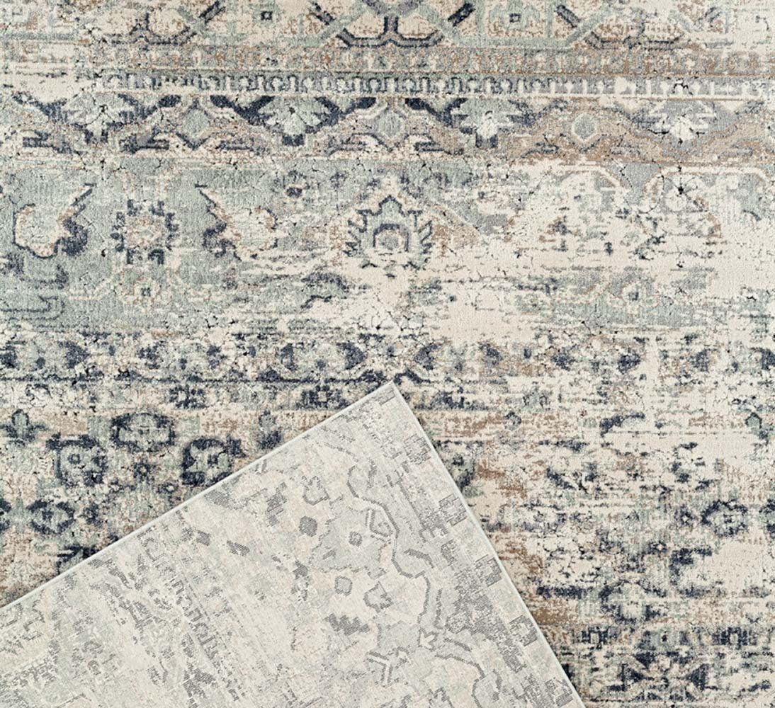 Providence Esquire Segments Traditional Blue Rug - Floorsome - Providence - PVD - 833 - BLU - 230X160 - Providence