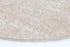Puffy Soft Shag Round Rug Ivory - Floorsome - Shag