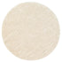 Puffy Soft Shag Round Rug Ivory - Floorsome - Shag