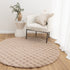Purity Washable Round Rug Dark Beige - Floorsome - Area Rug - PURI10RDBEI - Area Rug