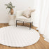 Purity Washable Round Rug White - Floorsome - Area Rug - PURI10RWHIT - Area Rug