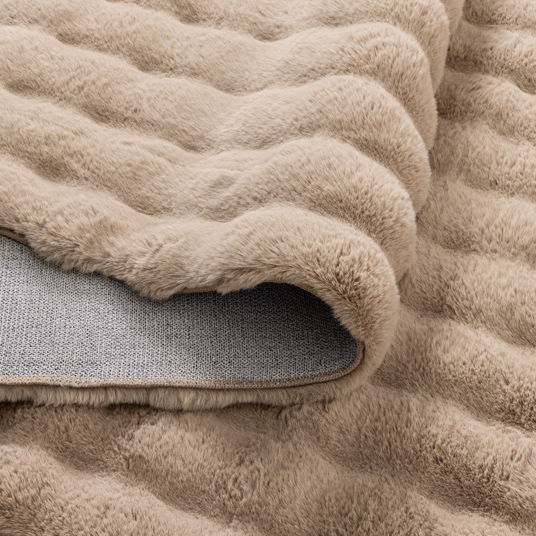 Purity Washable Rug Dark Beige - Floorsome - Area Rug - PURI150DBEI - Area Rug