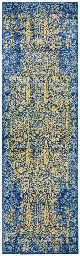 Radiance 411 Royal Blue Rug - Floorsome - Radiance Collection - RAD - 411 - ROYL - 300X80 - Radiance Collection