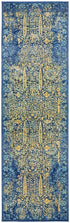 Radiance 411 Royal Blue Runner Rug - Floorsome - Radiance Collection - RAD - 411 - ROYL - 300X80 - Radiance Collection