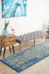 Radiance 411 Royal Blue Runner Rug - Floorsome - Radiance Collection - RAD - 411 - ROYL - 300X80 - Radiance Collection