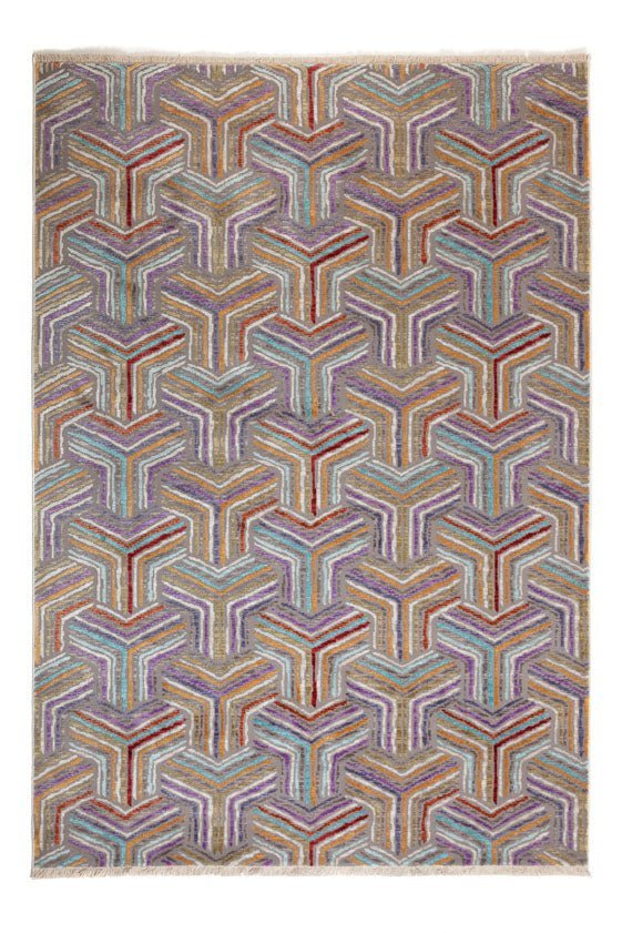 Radiant Elaye Multicolour Rug - Floorsome - Modern