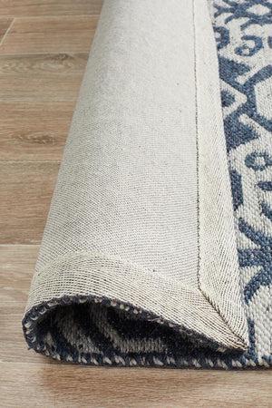 Relic Kian Silver Navy Rug - Floorsome - MODERN