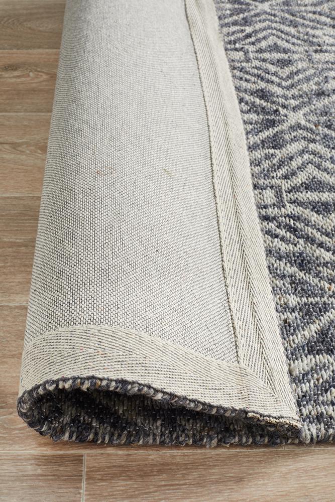 Relic Sammy Graphite Cobolt Rug - Floorsome - MODERN - REL - 150 - GRPH - 225X155 - MODERN