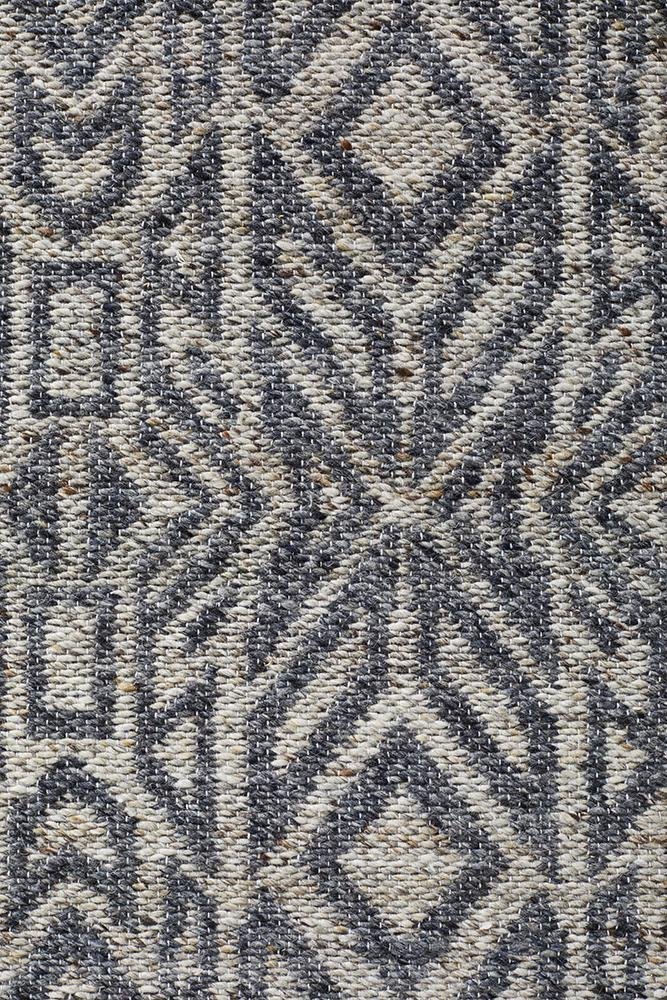 Relic Sammy Graphite Cobolt Rug - Floorsome - MODERN - REL - 150 - GRPH - 225X155 - MODERN