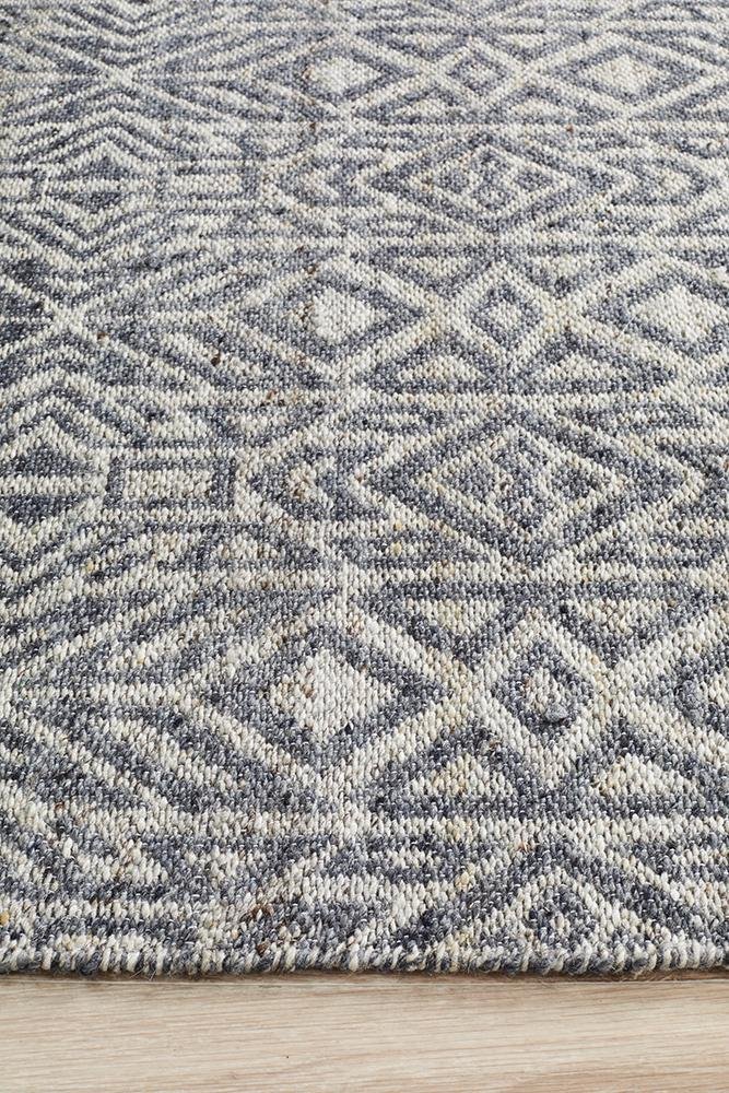 Relic Sammy Graphite Cobolt Rug - Floorsome - MODERN - REL - 150 - GRPH - 225X155 - MODERN