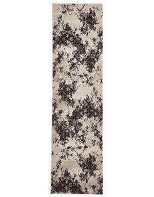 Rembrandt Designer Runner Rug Ivory Brown - Floorsome - Traditional