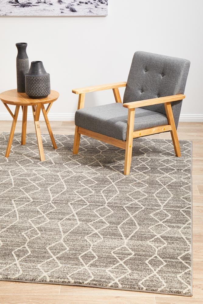 Remy Silver Transitional Rug - Floorsome - Modern - EVO - 257 - SIL - 230X160 - Modern