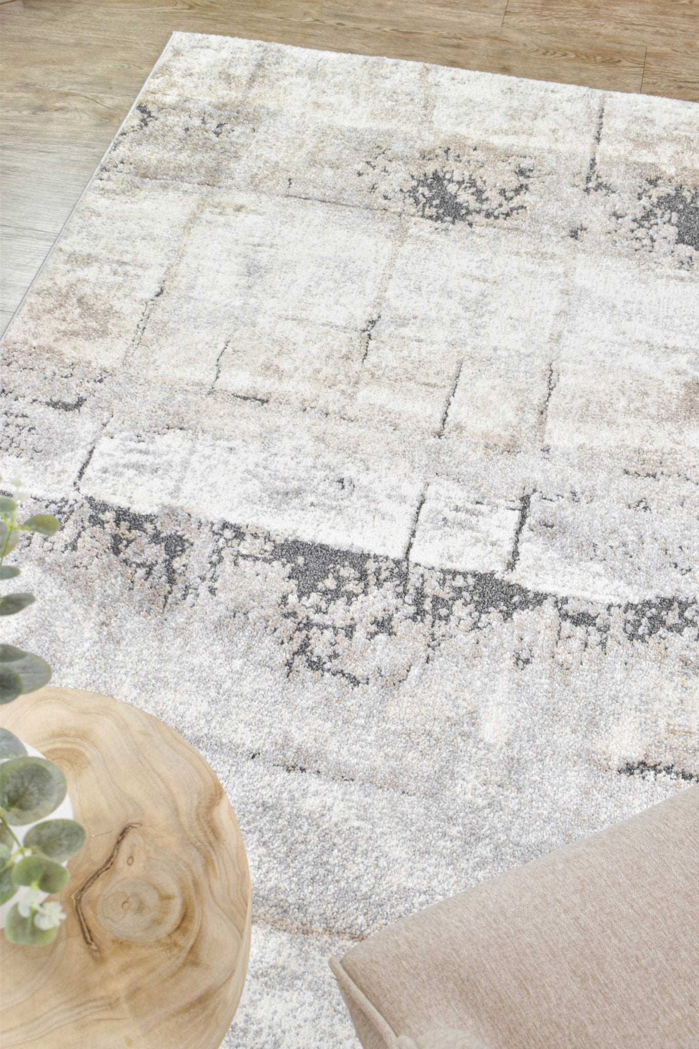 Ripple Radiance Rug - Floorsome - MODERN - CHAR-TANGLEWOOD-80X150 - MODERN