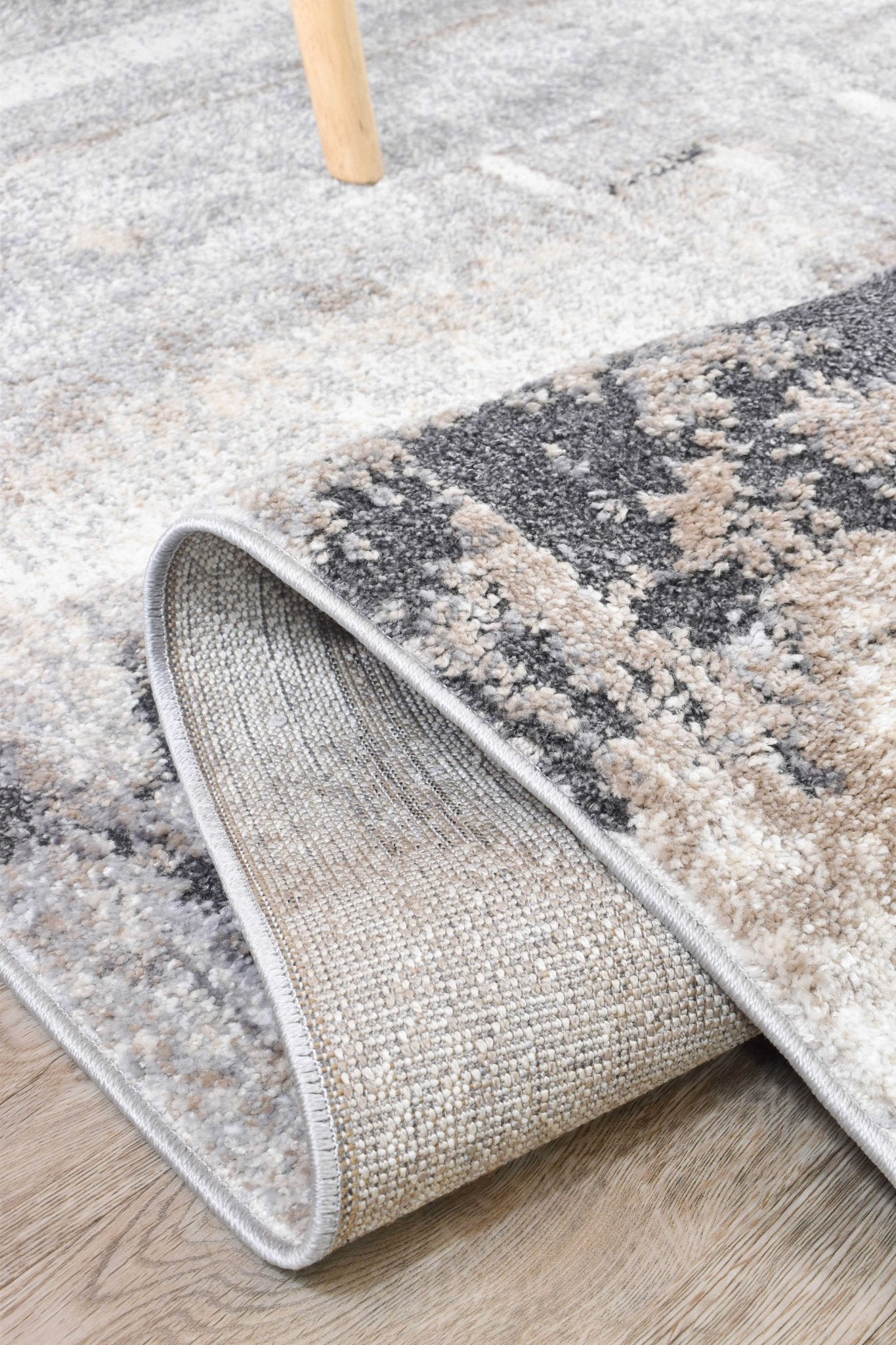 Ripple Radiance Rug - Floorsome - MODERN - CHAR-TANGLEWOOD-80X150 - MODERN