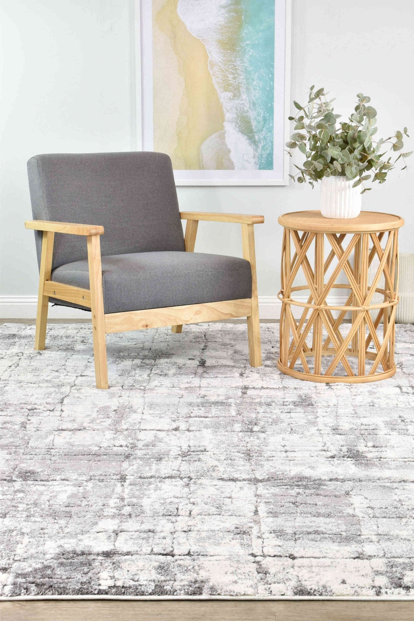 Roman 09717A Flooded Gum Rug - Floorsome - INDOOR/OUTDOOR - SOFIA - 09717A - KEMIK - KIMIK - 80X150 - INDOOR/OUTDOOR