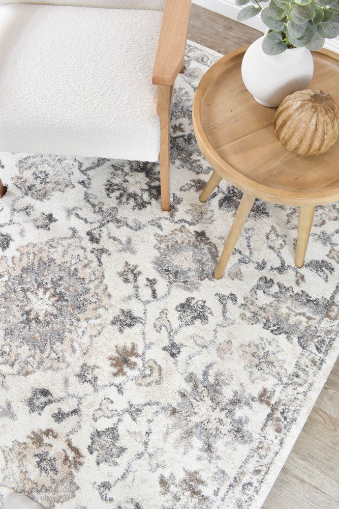 Roman 678A Pearl Bloom - Floorsome - MODERN - SOFIA - B0678A - GREY - 80X150 - MODERN