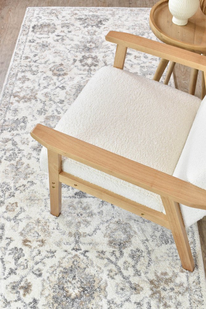 Roman 678A Pearl Bloom - Floorsome - MODERN - SOFIA - B0678A - GREY - 80X150 - MODERN