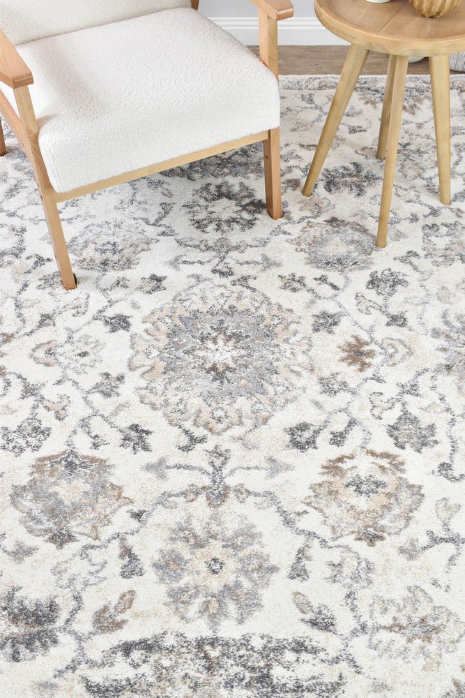 Roman 678A Pearl Bloom - Floorsome - MODERN - SOFIA - B0678A - GREY - 80X150 - MODERN