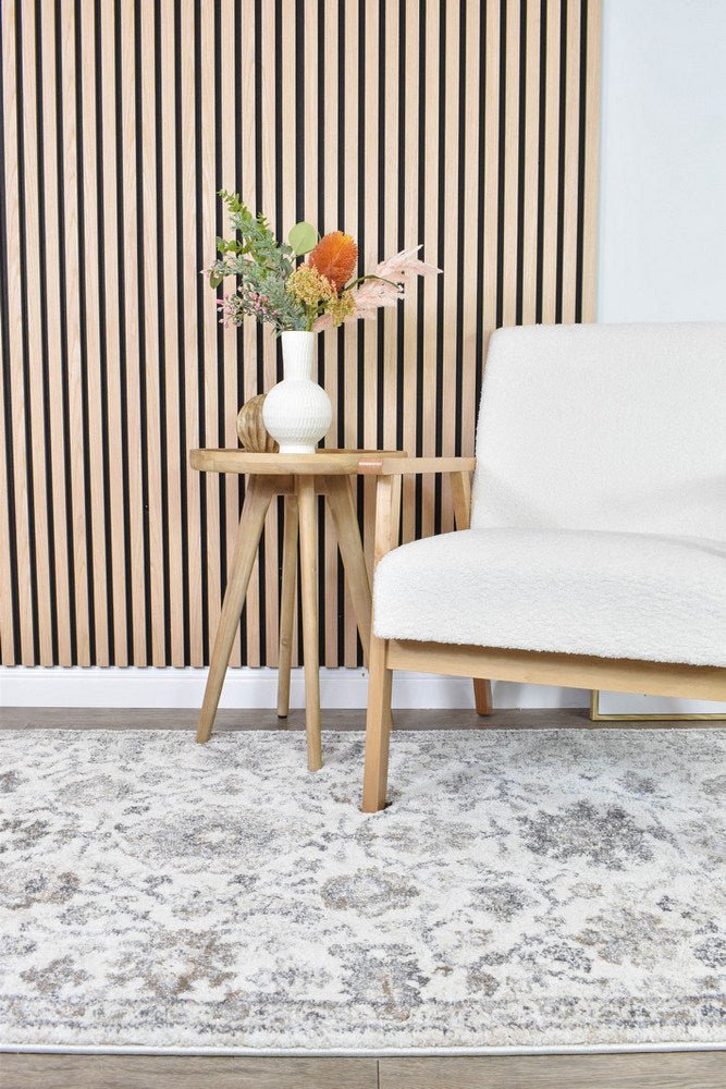 Roman 678A Pearl Bloom Runner - Floorsome - RUNNER - SOFIA-B0678A-GREY-100X300 - RUNNER