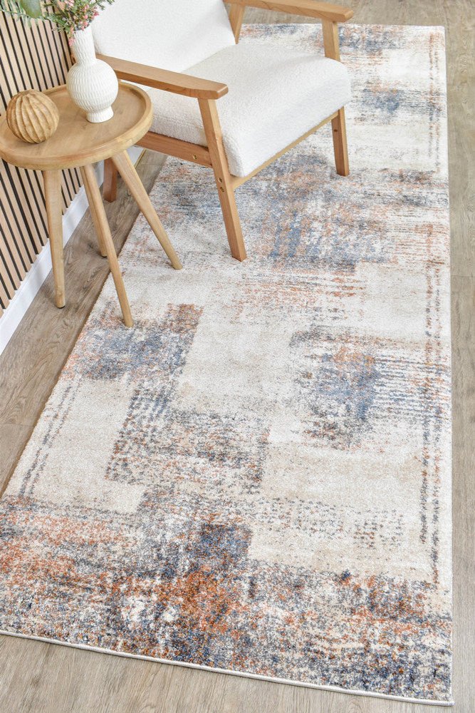 Roman 714A Sanremo Runner - Floorsome - RUNNER - SOFIA - B0714A - BLUE - 100X300 - RUNNER