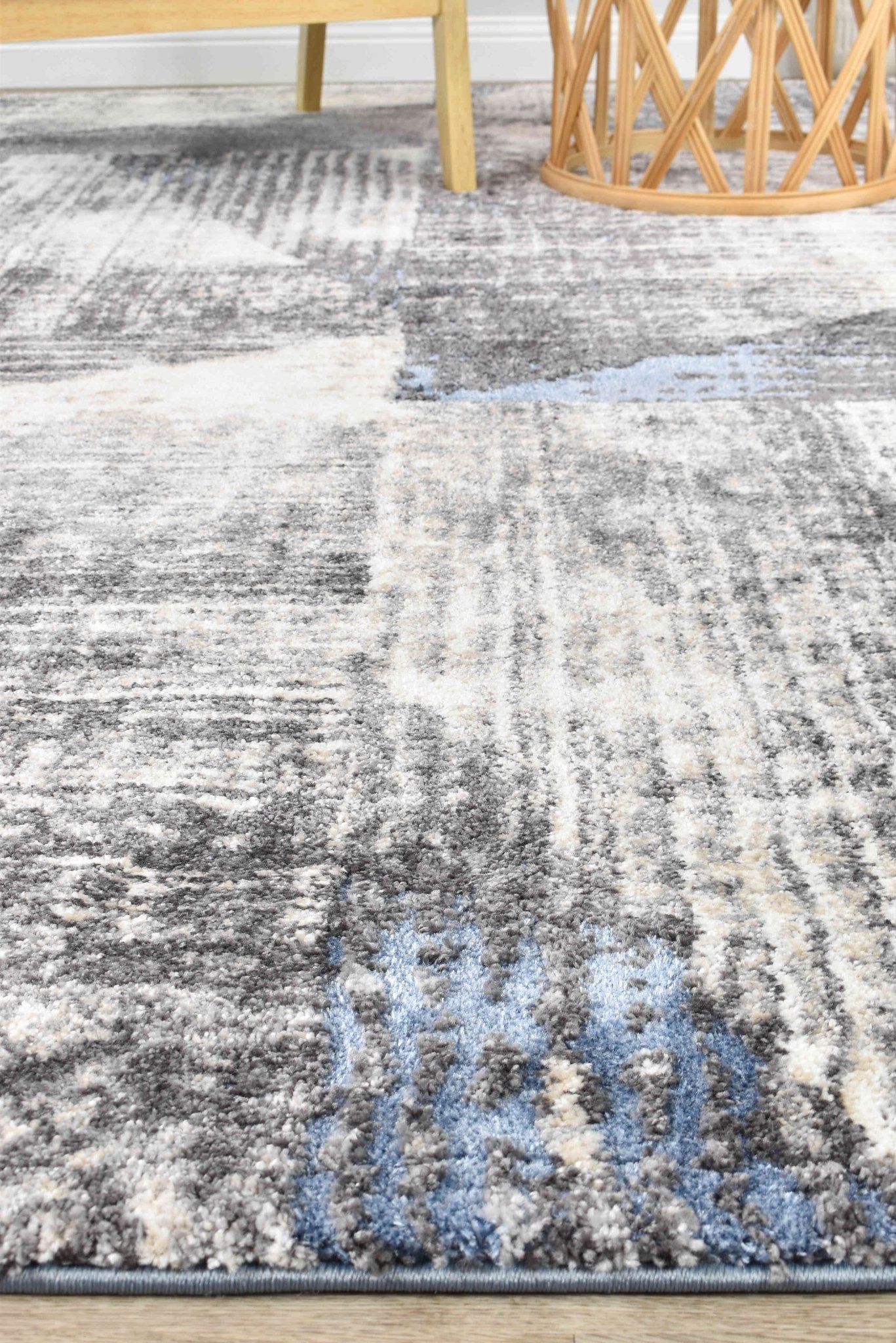 Roman A0131A Atlantic Mystique Rug - Floorsome - INDOOR/OUTDOOR - SOFIA - A0131A - BLUE - 80X150 - INDOOR/OUTDOOR
