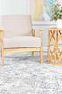 Roman A0238A Grey Pail Rug - Floorsome - INDOOR/OUTDOOR - SOFIA - A0238A - BLUE - 80X150 - INDOOR/OUTDOOR