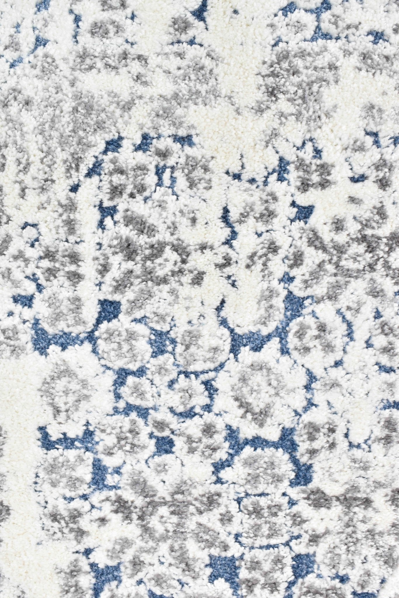 Roman A0238A Grey Pail Rug - Floorsome - INDOOR/OUTDOOR - SOFIA - A0238A - BLUE - 80X150 - INDOOR/OUTDOOR