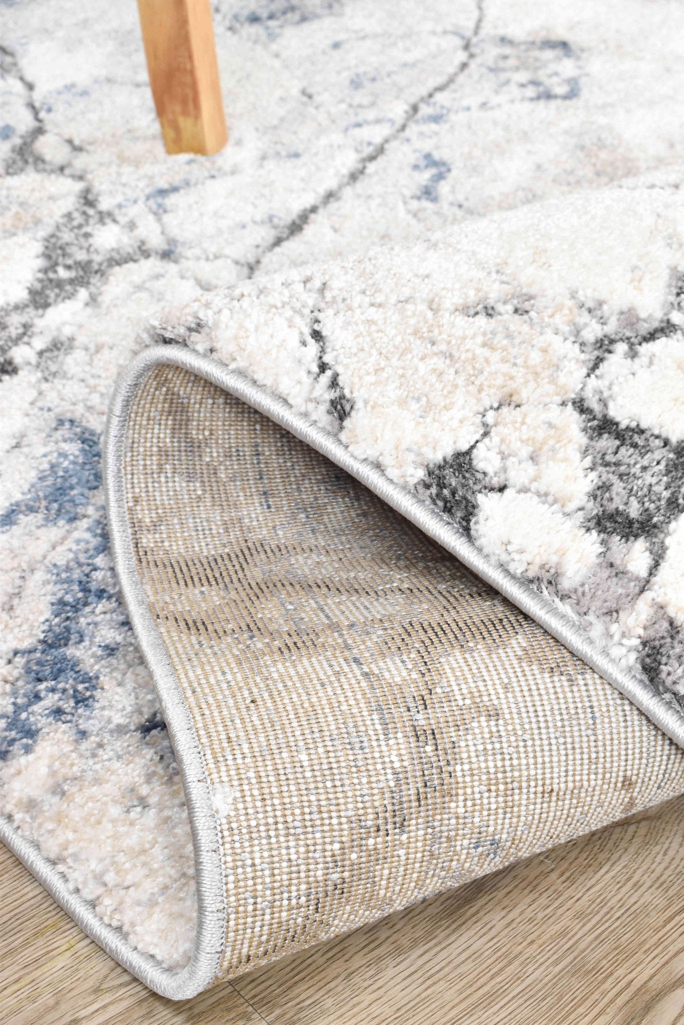 Roman A0240A Oceanic Rug - Floorsome - INDOOR/OUTDOOR - SOFIA - A0240A - D - BLUE - 80X150 - INDOOR/OUTDOOR