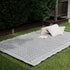 Ronda Grey Recycled Plastic Outdoor Rug - Floorsome - Outdoor Rugs - PLRRONDGR180270 - Outdoor Rugs