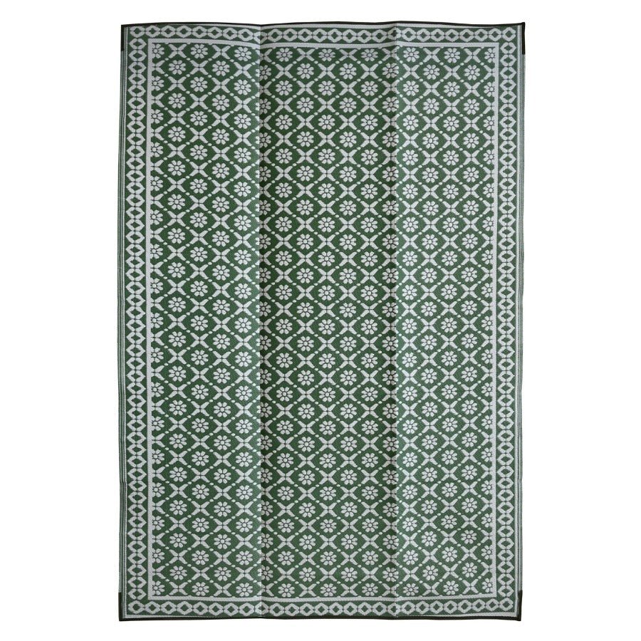 Ronda Sage Recycled Plastic Outdoor Rug - Floorsome - Outdoor Rugs - PLRRONDSG180270 - Outdoor Rugs