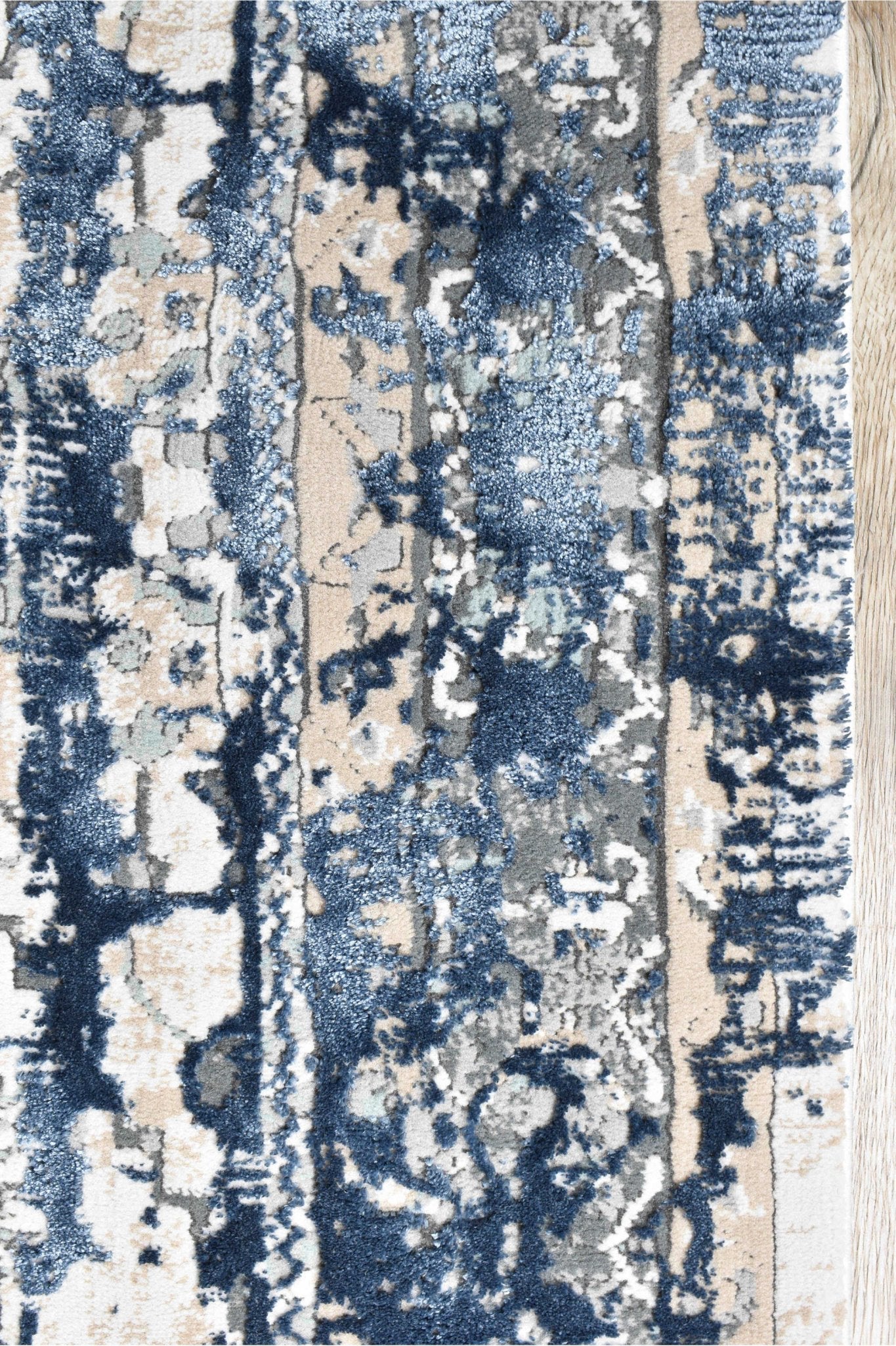 Rosalind 27340A Vintage Denim Rug - Floorsome - INDOOR/OUTDOOR - OASIS - 27340A - NAVY - 160X230 - INDOOR/OUTDOOR