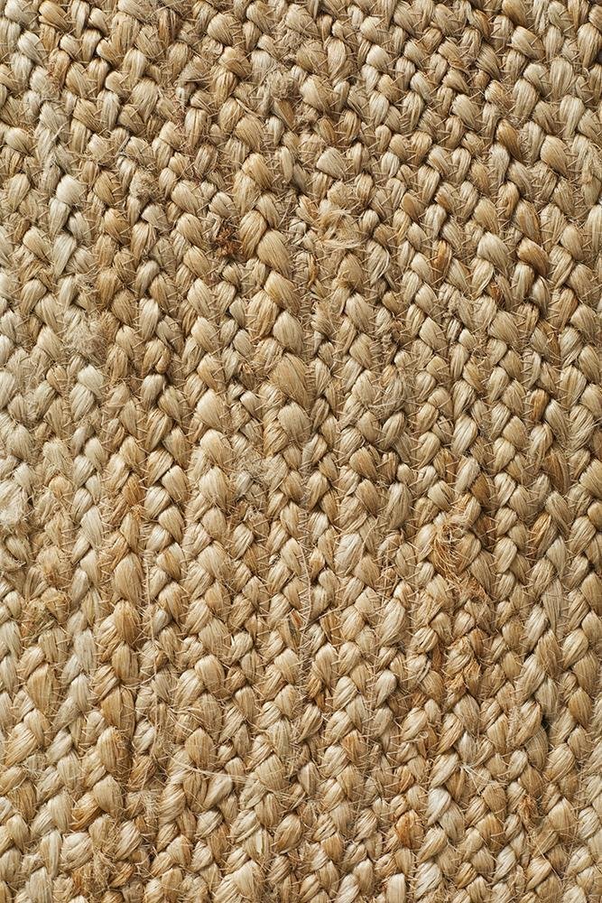Round Jute Natural Rug - Floorsome - Natural - ATR - POLO - NAT - 120X120 - Natural