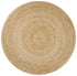 Round Jute Natural Rug - Floorsome - Natural - ATR - POLO - NAT - 120X120 - Natural