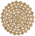 Round Jute Natural Tessellate Rug - Floorsome - Flatweave - ATR - TES - NAT - 120X120 - Flatweave