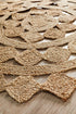 Round Jute Natural Tessellate Rug - Floorsome - Flatweave - ATR - TES - NAT - 120X120 - Flatweave