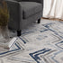 Ruby Diamond Blue Grey Rug - Floorsome - Area Rug - RUBY16001 - Area Rug