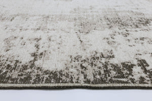 Rustic Vintage Abstract 2 in 1 Reversible Rug Beige - Floorsome - Modern