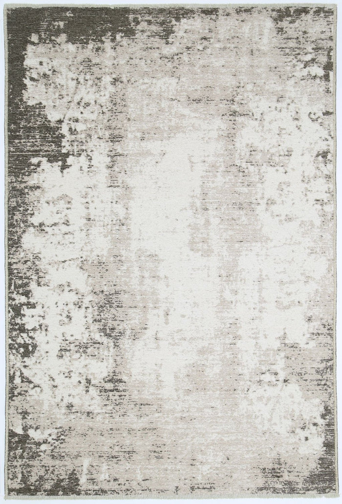 Rustic Vintage Abstract 2 in 1 Reversible Rug Beige