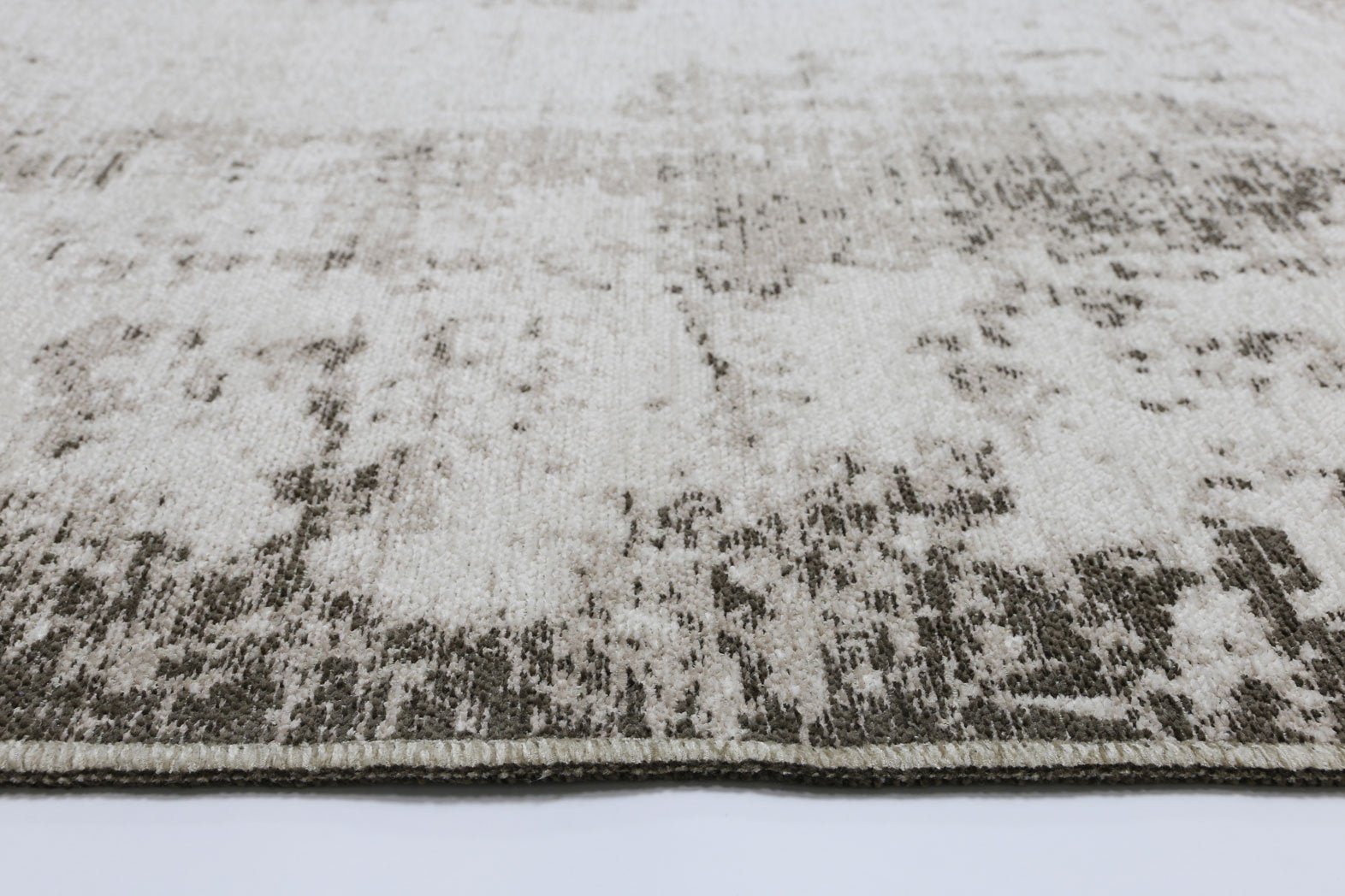 Rustic Vintage Abstract 2 in 1 Reversible Rug Beige - Floorsome - Modern - RUST8036121BEIG - Modern