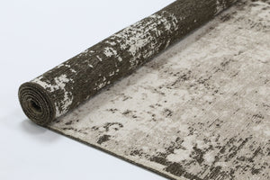 Rustic Vintage Abstract 2 in 1 Reversible Rug Beige - Floorsome - Modern