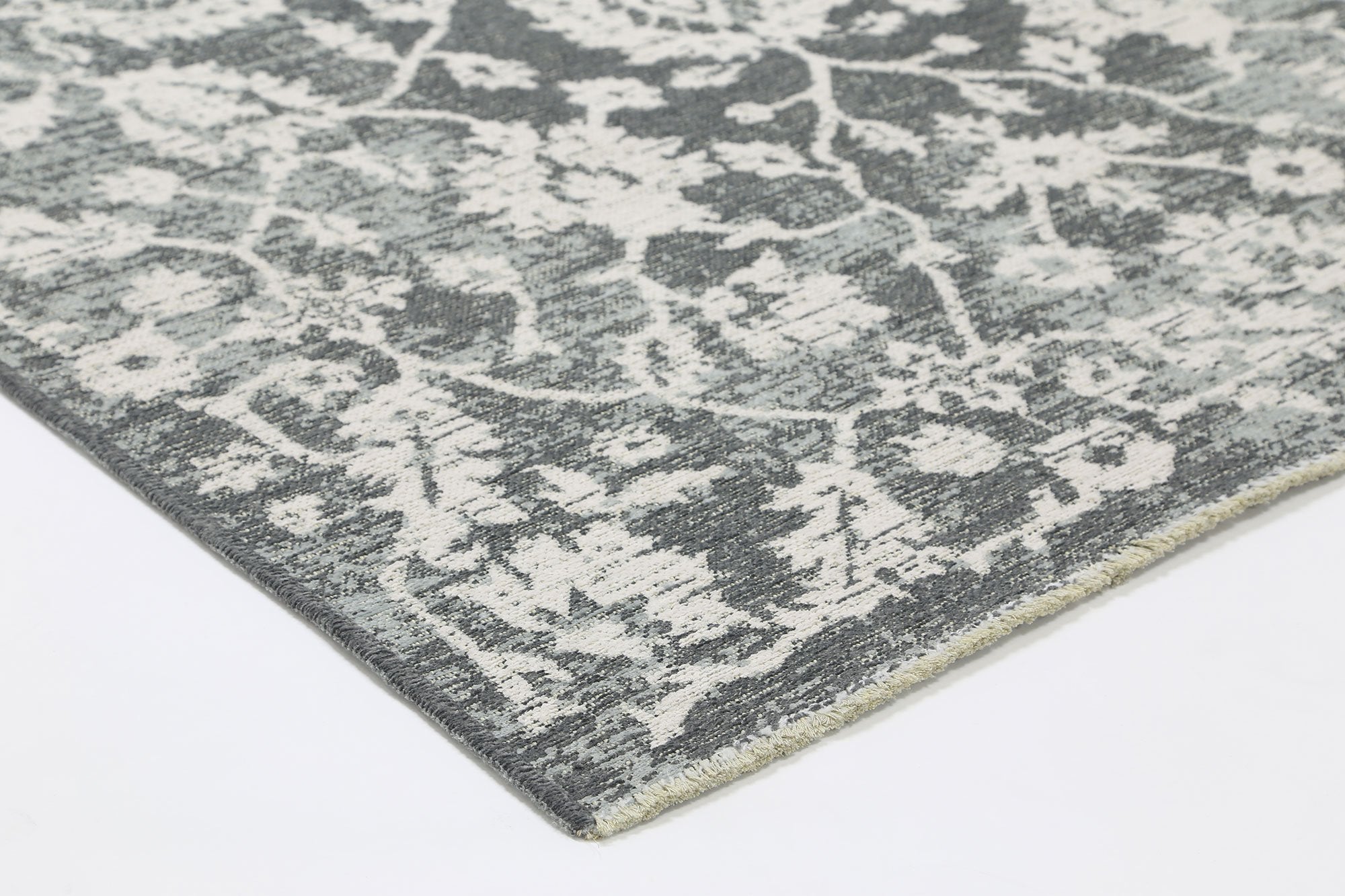 Rustic Vintage Classic 2 in 1 Reversible Rug Grey - Floorsome - Modern - RUST8036122GREY - Modern
