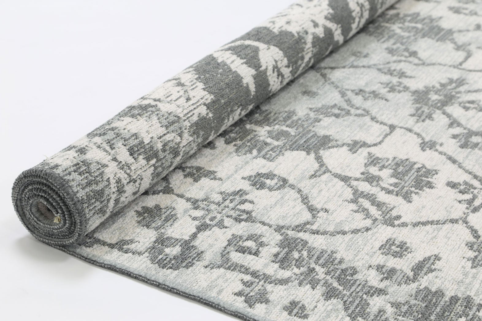 Rustic Vintage Classic 2 in 1 Reversible Rug Grey - Floorsome - Modern - RUST8036122GREY - Modern